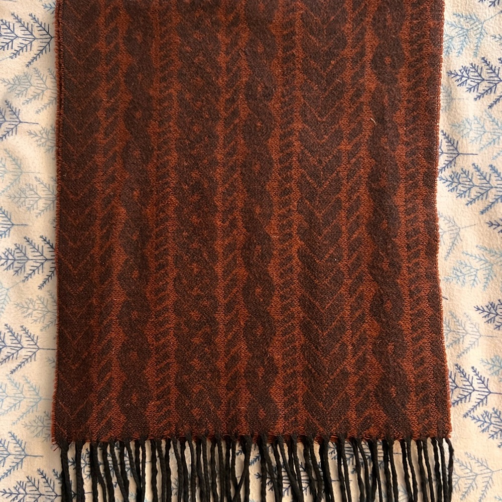 Red and Black Scarf